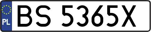 BS5365X