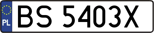 BS5403X