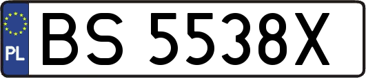 BS5538X