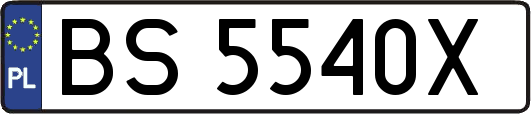BS5540X