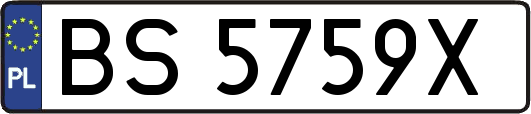 BS5759X