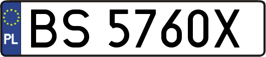 BS5760X