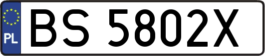 BS5802X
