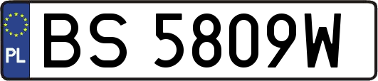 BS5809W