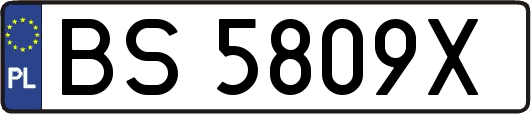 BS5809X