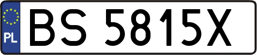 BS5815X