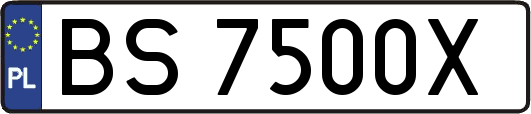 BS7500X