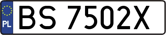 BS7502X