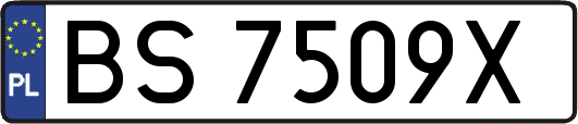 BS7509X