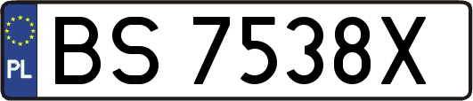 BS7538X