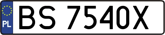 BS7540X