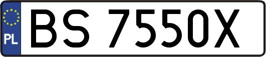BS7550X