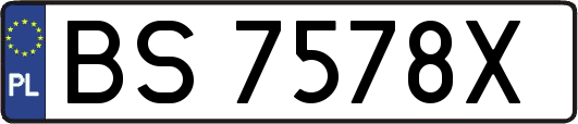BS7578X