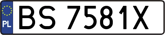 BS7581X