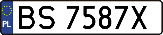 BS7587X