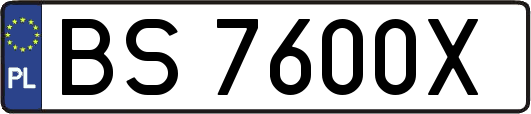 BS7600X