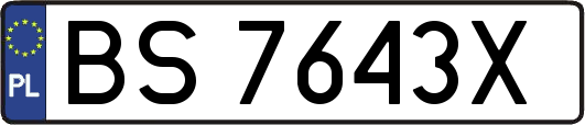 BS7643X