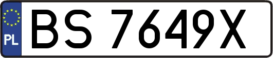 BS7649X