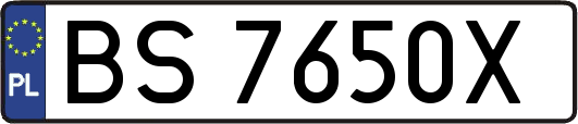 BS7650X