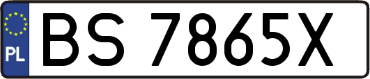 BS7865X