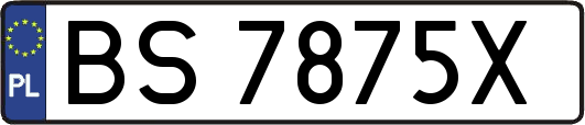 BS7875X