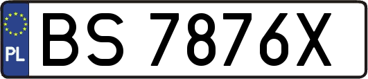 BS7876X