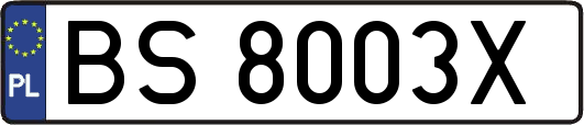 BS8003X