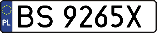 BS9265X