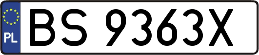 BS9363X