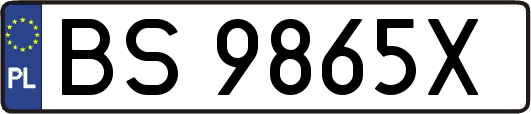 BS9865X