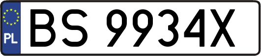 BS9934X
