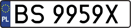 BS9959X