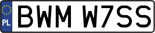 BWMW7SS