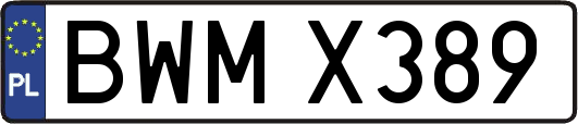 BWMX389