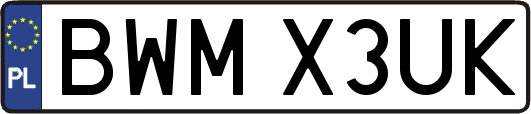 BWMX3UK