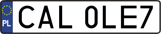 CAL0LE7