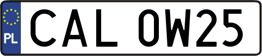 CAL0W25
