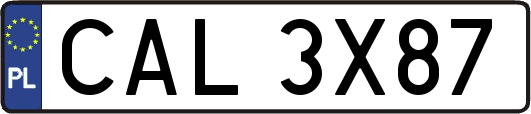 CAL3X87