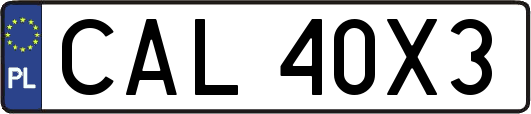 CAL40X3