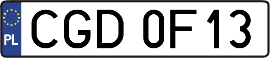 CGD0F13