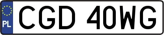 CGD40WG