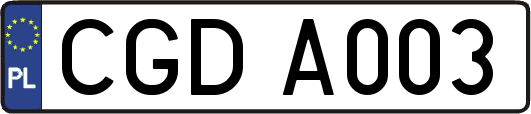 CGDA003