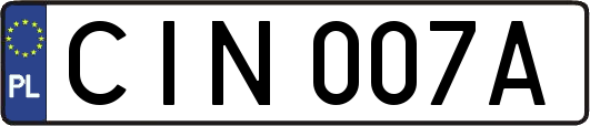 CIN007A