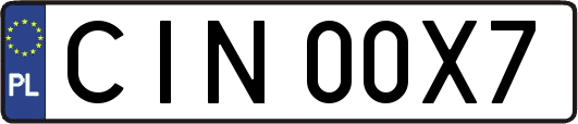 CIN00X7