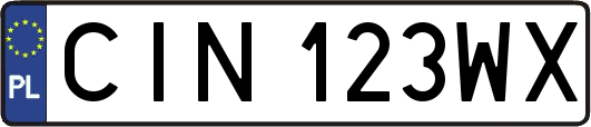 CIN123WX