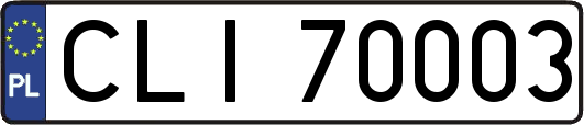 CLI70003