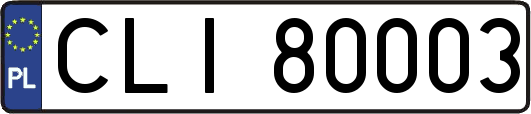 CLI80003