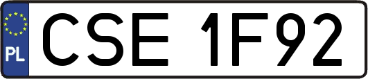 CSE1F92