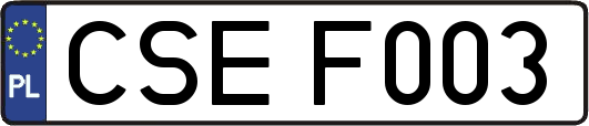 CSEF003