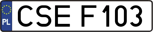 CSEF103